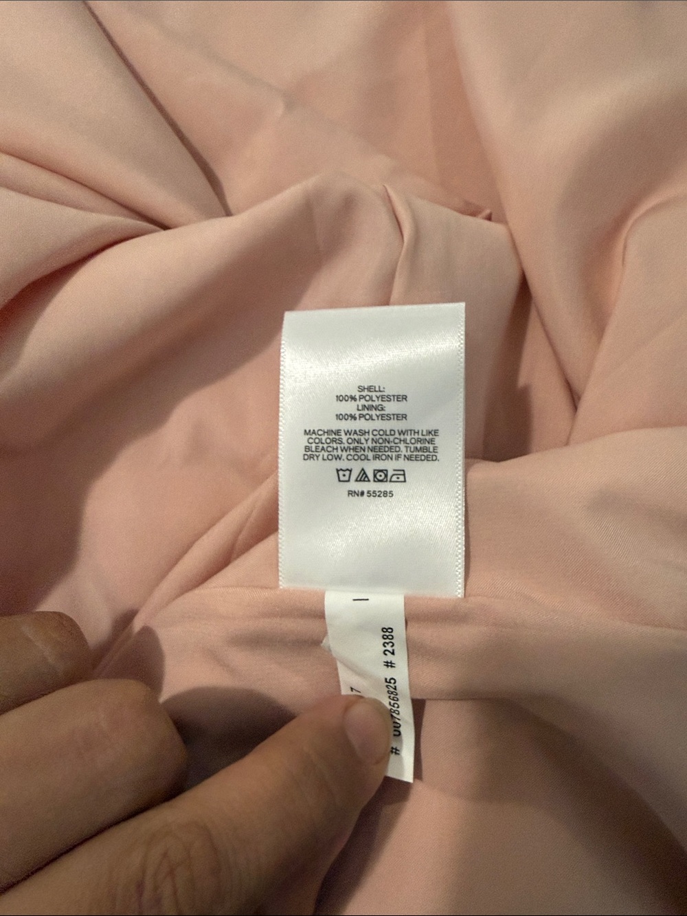 Express Blush Pink Satin Halter cut out Midi Dress - Picture 7 of 7